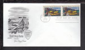 US Wolf Trap Farm 1972 Artmaster U/A FDC BIN