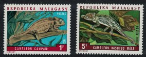 Malagasy Rep. Chameleons 2v 1973 MNH SG#246-247