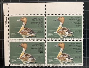 US Stamps-SC# RW53 - MNH - Plate Block Of 4 - CV $60.00