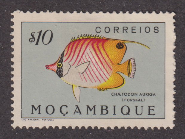 Mozambique 333 Golden Butterflyfish 1951