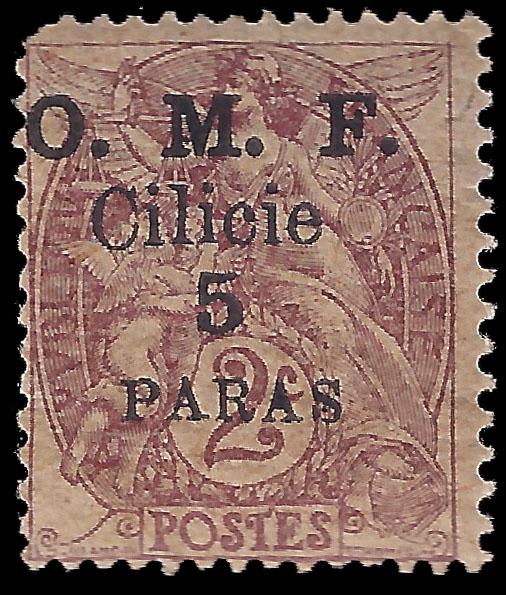 Cilicia 1920 YT 89 mh g-vg Papier GC variety