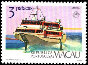 Macao #530-533, Complete Set(4), 1986, Ships, Never Hinged