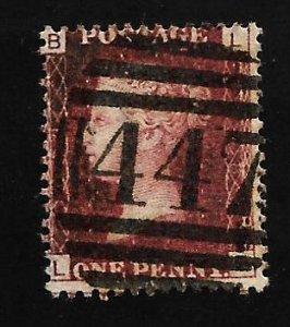 Great Britain 1864 - U - Plate #86 - Scott #33C
