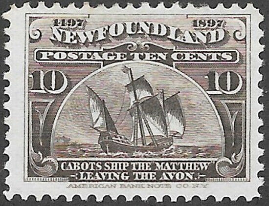Newfoundland Scott Number 68 FVF H