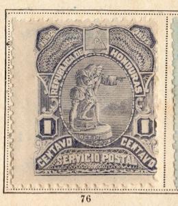 Honduras 1892 Early Issue Fine Mint Hinged 1c. 094257