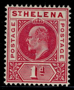 ST. HELENA EDVII SG54, 1d carmine, M MINT. Cat £13.