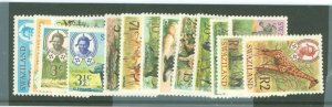 Swaziland #160-174 Mint (NH) Single (Complete Set) (Wildlife)