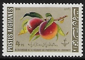 Afghanistan # 607 - Children's Day - Peaches - MNH.....{BLW22}