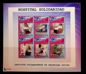 NICARAGUA Sc 2320 NH MINISHEET OF 2011 - HOSPITAL - (CT5)