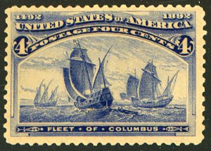 U.S. #233 MINT OG LH