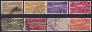 Portugal 1936 Sc Q18-25 parcel post set used