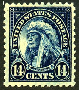 U.S. #565 MINT OG HR