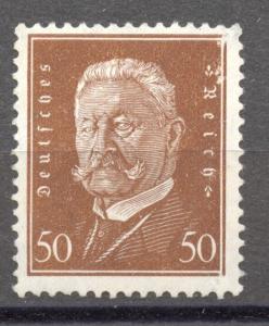 1930 Hindenburg, 50 Pf. , Michel # 420, re-gummed, minor faults