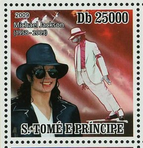 Michael Jackson Stamp Tribute Pop Music Artist Legend S/S MNH #4165-4168