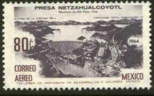 MEXICO C302 Inaug Netzahualcoyotl Dam, Grijalva River MINT, NH. VF.