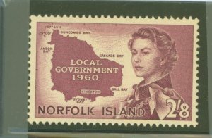 Norfolk Island #42 Mint (NH) Single