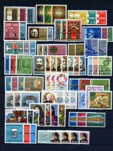 Portugal #922\\ 1254 & #1470-5 (PO871) Mini Collection, M,LH,H,F-VF,CV$230.65