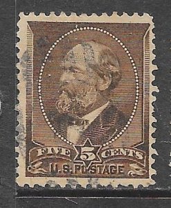 USA 205: 5c Garfield, used, F-VF