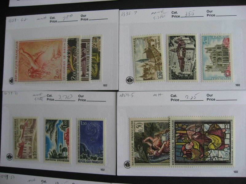 FRANCE collection of old stuff in sales cards, unverified, check them out! 