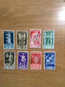 Italy  Sc  #377-384  Used