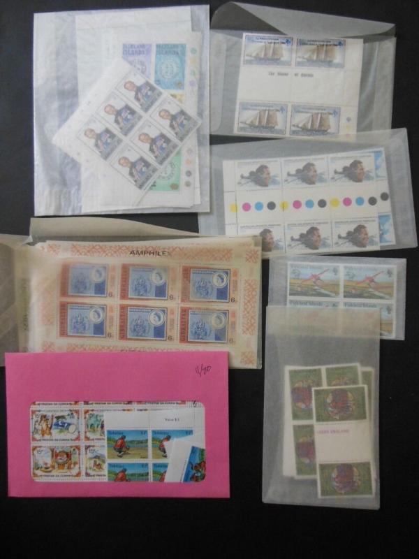 BRITISH COLONIES : Very clean holding of sets & S/S, mostly 5-10 of @ All VF MNH