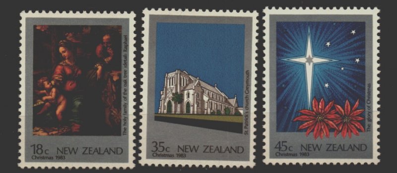 New Zealand Unused NH Scott 788 - 790