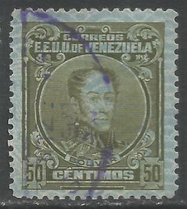 VENEZUELA 301 VFU BOLIVAR I152-1