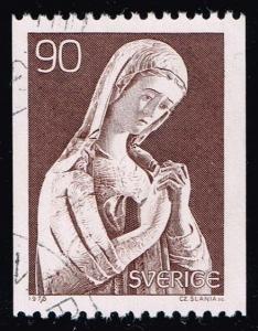 Sweden #1146 Mourning Mary Statue; Used (0.25)