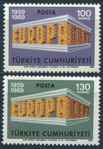 1969 Turkey 2124-2125 Europa Cept 4,00 €