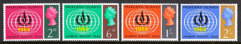 Falkland Islands - Scott #162-165 - MNH - SCV $1.85