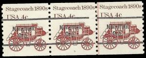 P.N.C. 5 # 1898Ab MINT NEVER HINGED PRE-CANS. STAGECOACH