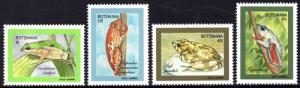 Botswana - 1992 Climbing Frogs Set MNH** SG 729-732