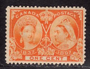 $Canada Sc#51 M/H/F-VF+, Jubilee stamp, sound, Cv. $30