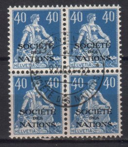 SWITZERLAND STAMPS, THE LEAGUE OF NATIONS 1922. Sc.#2O20. PL-BL. ORIG. GUM, CTO