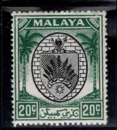 MALAYA Negri Sembilan Scott 49 MH* Coat of Arms stamp