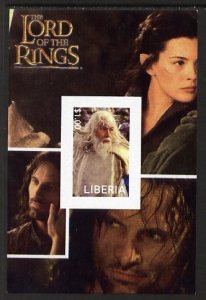 Liberia 2003 Lord of the Rings #6 imperf s/sheet unmounte...