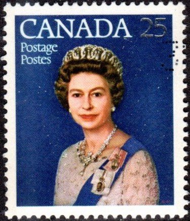 Canada 704 - Used - 25c Elizabeth II (1977) (cv $0.90)