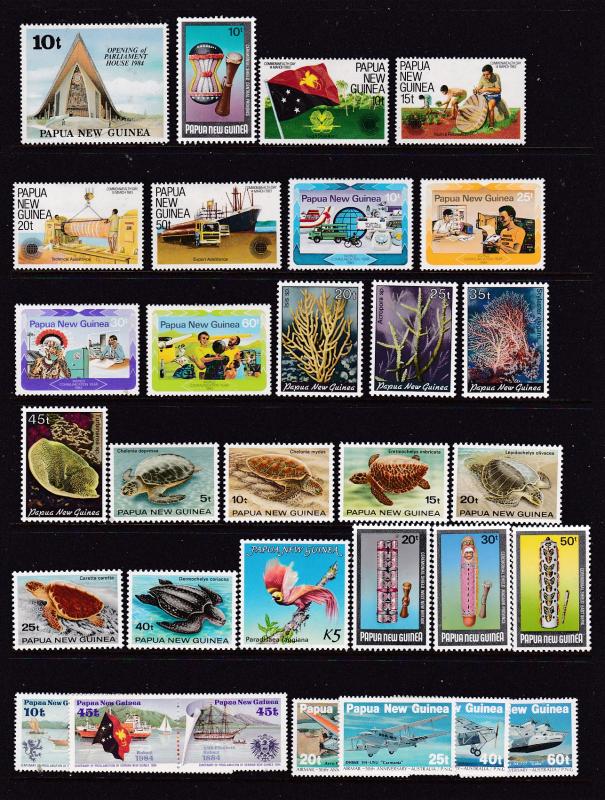 Papua N.G. a small collection M or U includes sets