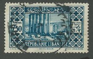 Lebanon Scott 129 Used