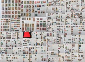 French Cols. Used Collection Springback Binder(Apx 800 Items)  GM3068