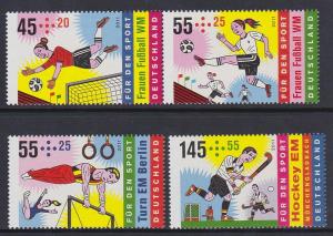 Germany 2011 Sports Scott (B1047-50) MNH