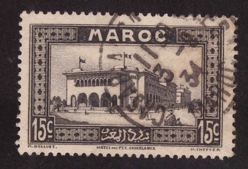 French Morocco Scott 129 Used