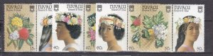 TUVALU  ^^^^#443-446   MNH set  in pairs    $$@ lar130tuva