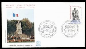 France 1981 Martyrs of Chateaubriant FDC