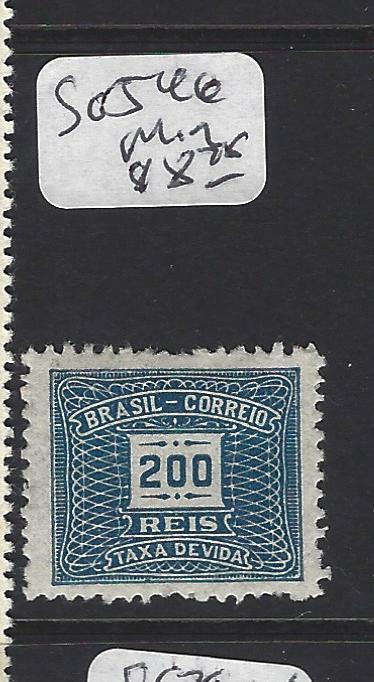 BRAZIL   (P1601B)   POSTAGE DUE  SC J46   MOG