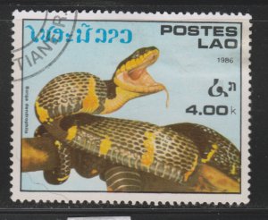 Laos 726 Snakes 1986