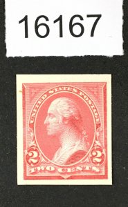 MOMEN: US STAMPS # 248P4 PROOF ON CARD VF $110 LOT #16167