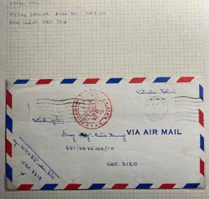 1971 Quan Bui South VietNam Naval Mail Cover to Another Navy Base