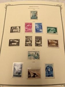 Argentina Collection 1858-1988 Mint and Used Collection in 3-Ring Binder with...