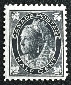 CANADA 1897-98 QV Mable Leaf issue ½c MNH SC#66 C3686